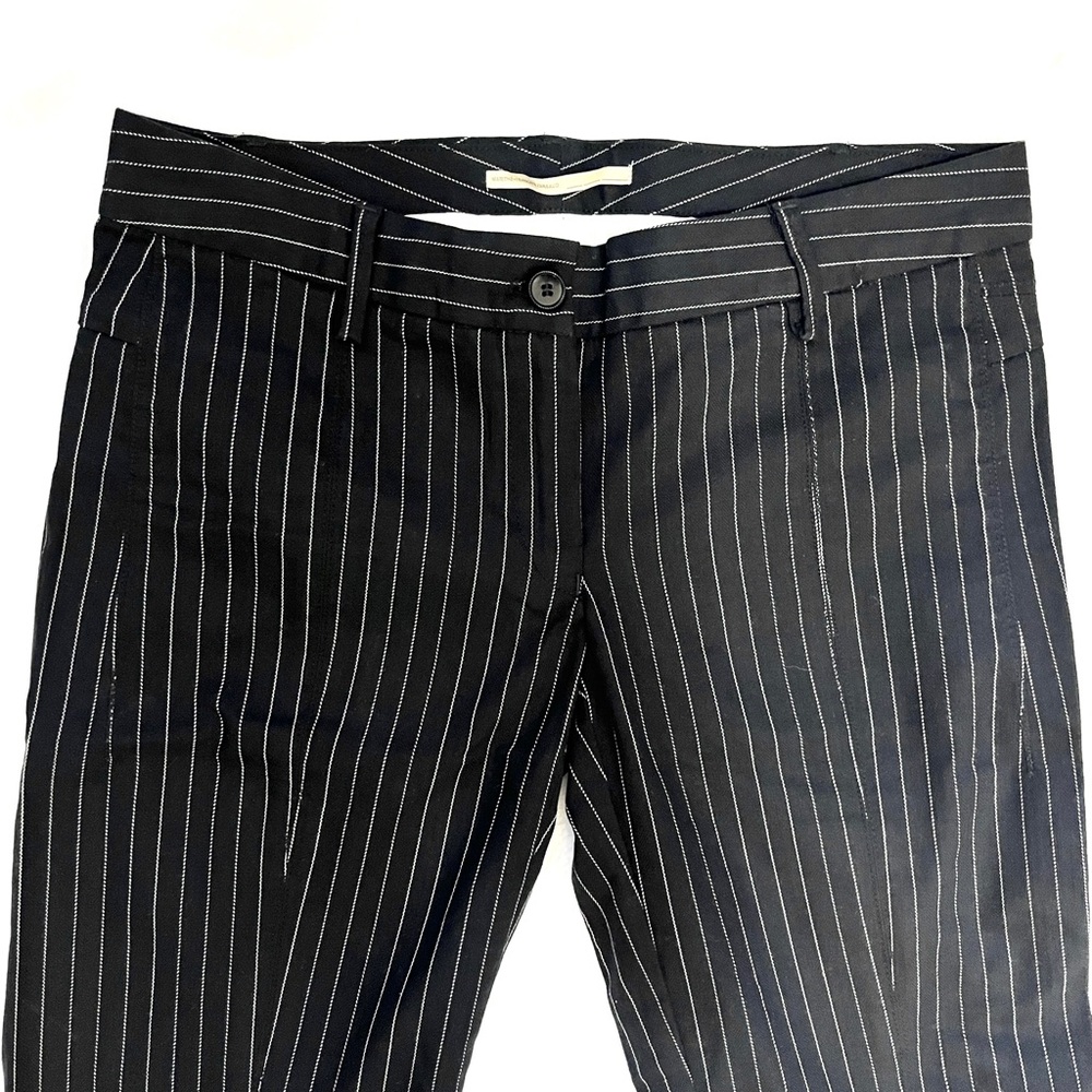 Marithé + François Girbaud black pinstripe trouser - Picture 2 of 9